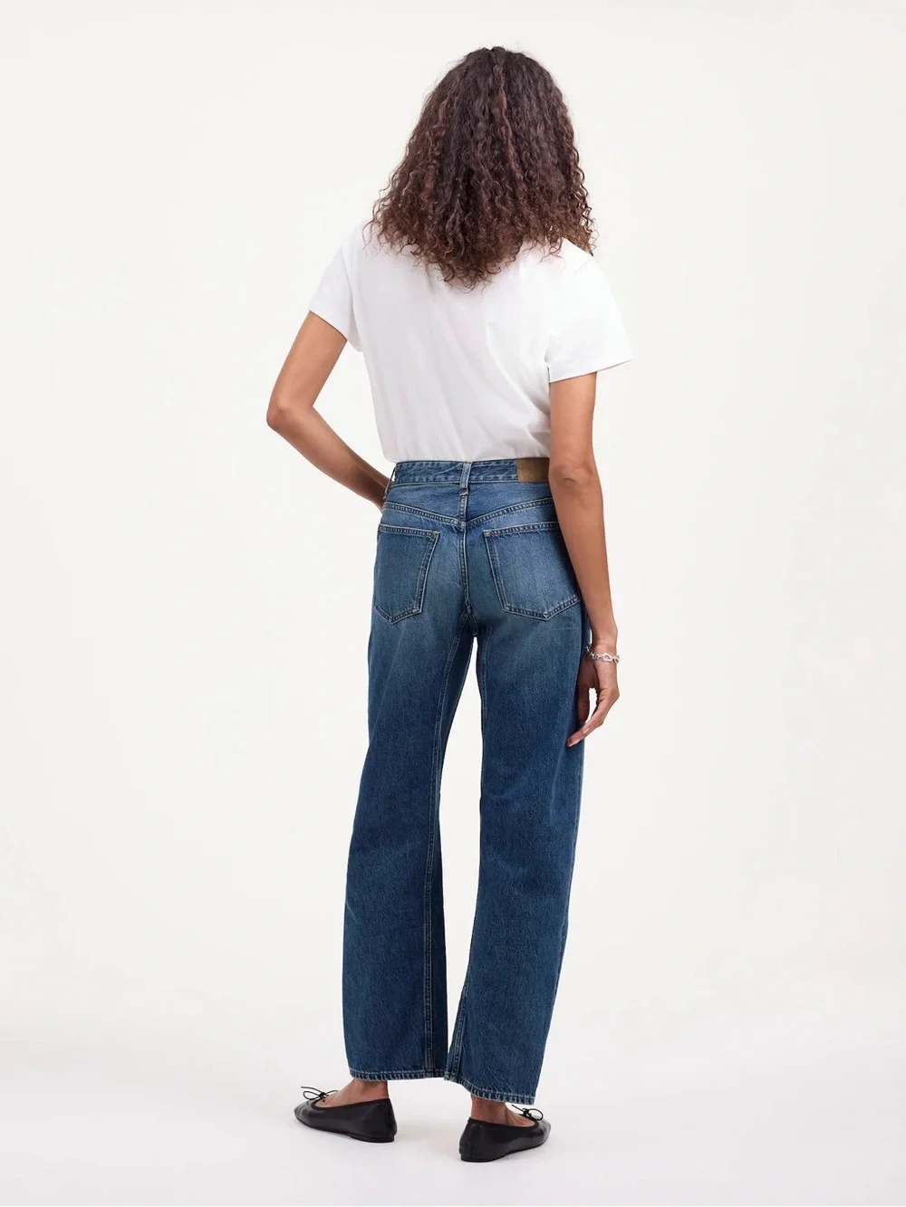 NWT Madewell Darted Barrel Leg Jean 28 Irmo Wash Rigid - Picture 6 of 14